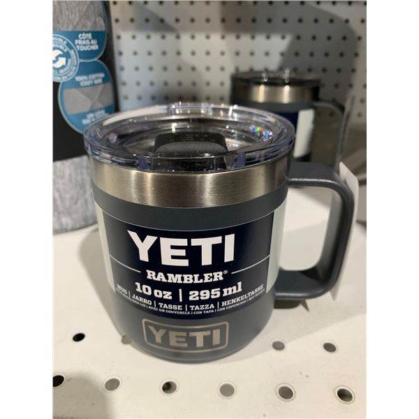 YETI Rambler 10 oz Stackable Mug, Vacuum Insulated, Stainless Steel with MagSlider Lid,