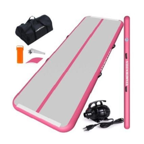 ChampionPlus 10ft 13ft 16ft 20ft Air Track Tumbling Mat Inflatable Gymnastics Mat 4/8 inches Thickne