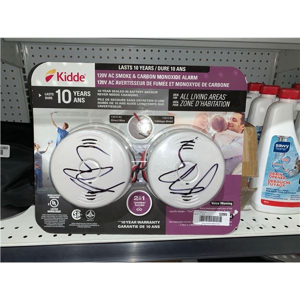 Kidde 120V AC Smoke & Carbon Monoxide Alarm 2 Pack