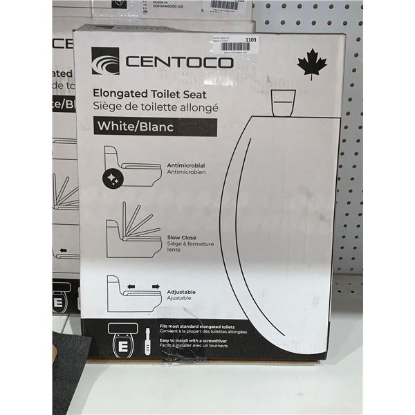 Centoco Elongated Toilet Seat White