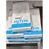 Image 1 : HyFive Vinyl Gloves Size large 100 pack x's 5