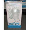 Image 2 : HyFive Vinyl Gloves Size large 100 pack x's 5