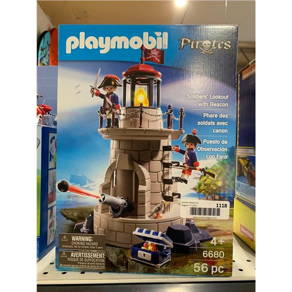 Playmobil Pirates Soldiers Lookout w/ Beacon 56pcs
