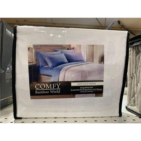 Comfy Bamboo World 8800 Gold Sheet Set 4 Pcs