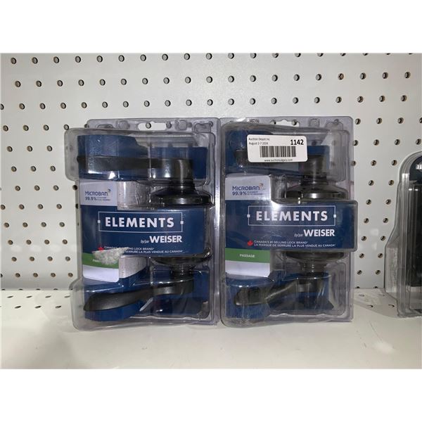 Weiser Elements Passage Door Handles Lot of 2