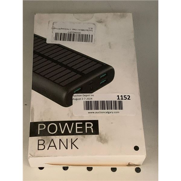 Portable Solar Power Charging Bank