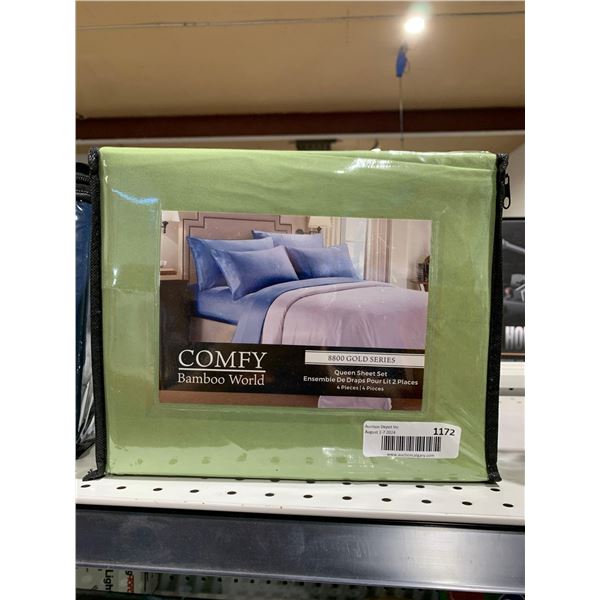 Comfy Bamboo World 8800 Gold Series Queen Sheet Set 4pc