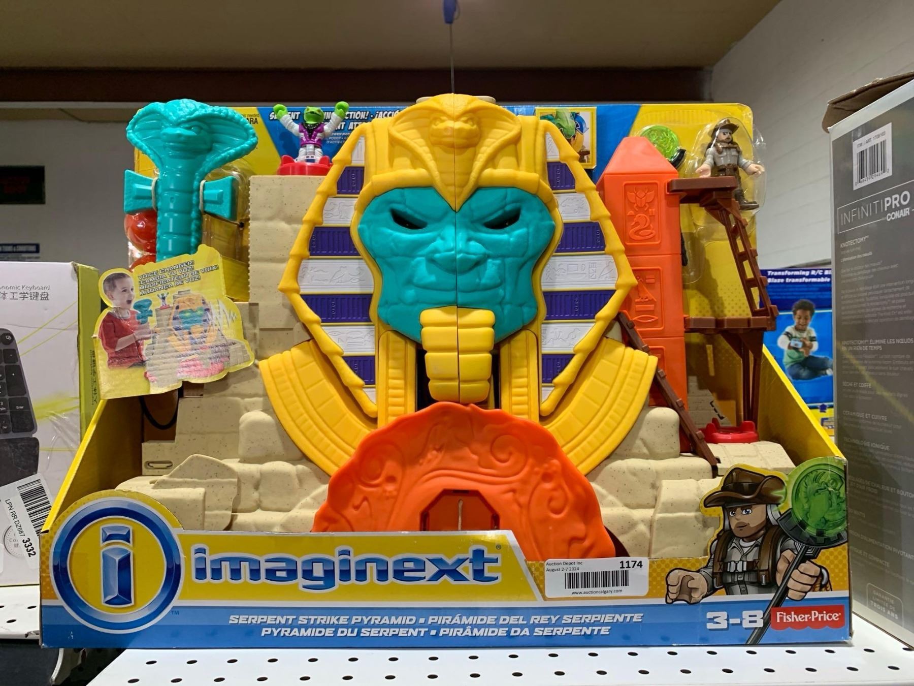 Imaginext Pi Fisher Price Imaginext Serpent Strike Pyramid