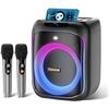 Image 1 : TONOR Karaoke Machine for Adults & Kids, Portable Singing PA Speaker System with 2 Wireless Micropho