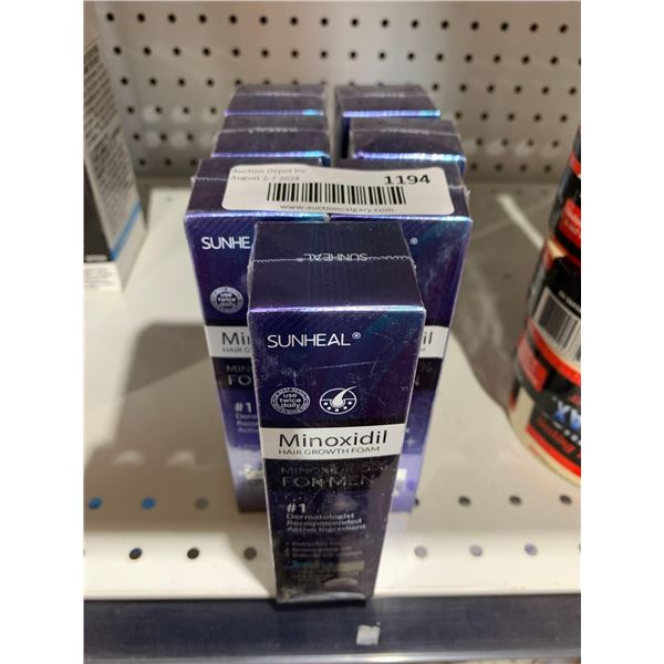 Sunheal Minoxidil Hair Growth Foam 60g x 7