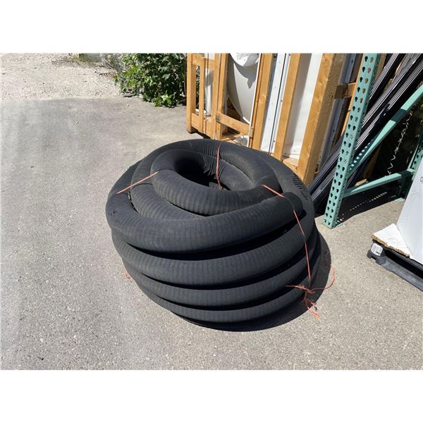 Big 'O' 4" x 100' Polyethalene Perforated Drainage Pipe with Filter Sock