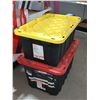 Image 1 : Lot of 2 Storage Bins