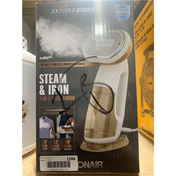 ConAir Turbo Extreme Steam 2-in-1 Handheld Steamer & Iron With Turbo