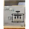 Image 1 : Ashley Harbour Lighting Belmont Semi-Flush Mount w/ Matte Black Finish