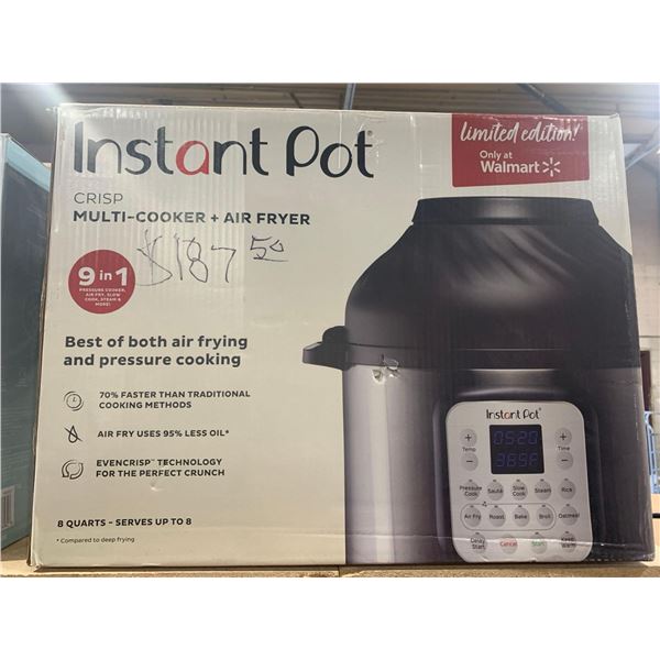 InstantPot Limited Edition 9-in-1 Crisp Multi-Cooker + Air Fryer