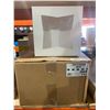 Image 1 : White Bakery Box w/ WIndows 9" x 9" x 4" 150ct