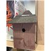 Image 1 : Locally Handmade Wooden Birdhouse w/ Asphalt Shingles