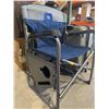 Image 2 : Timber Ridge Foldable Beach/Camping Chair w/ Folding Side Table & Drink Holder
