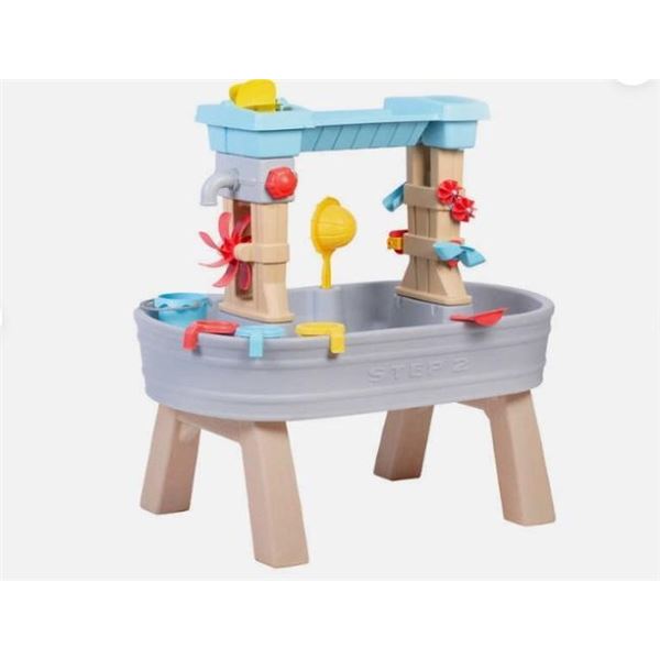 Step 2 Rain Showers & Flow Water Table for Kids w/ 15 Accessories