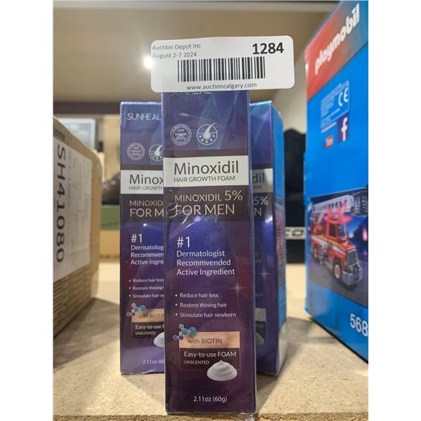 Minoxidil Unscented Hair Growth Foam for Men 7x60g