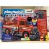 Image 1 : Playmobil City Action Firetruck Rescue Ladder Unit Imaginative Playset