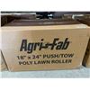 Image 2 : Agrifab 18" x 24" Push/Tow Poly Lawn Roller