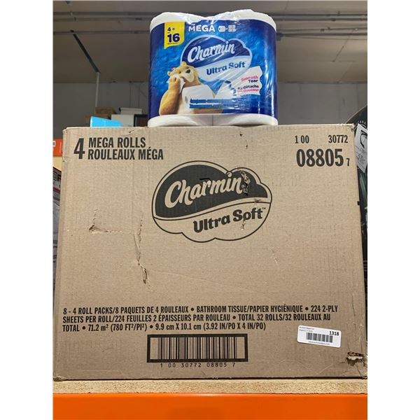 Charmin UltraSoft Bathroom Tissue (8 x 4 Mega Rolls)