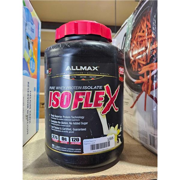 Allmax IsoFlex Pure Whey Protein Isolate - Vanilla - 5 Lbs