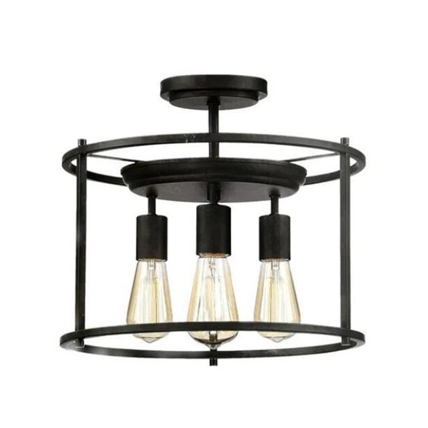 ASHLEY HARBOR LIGHTING - Belmont Semi-Flush Mount