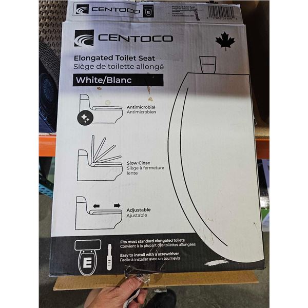 Centoco Elongated Toilet Seat - White