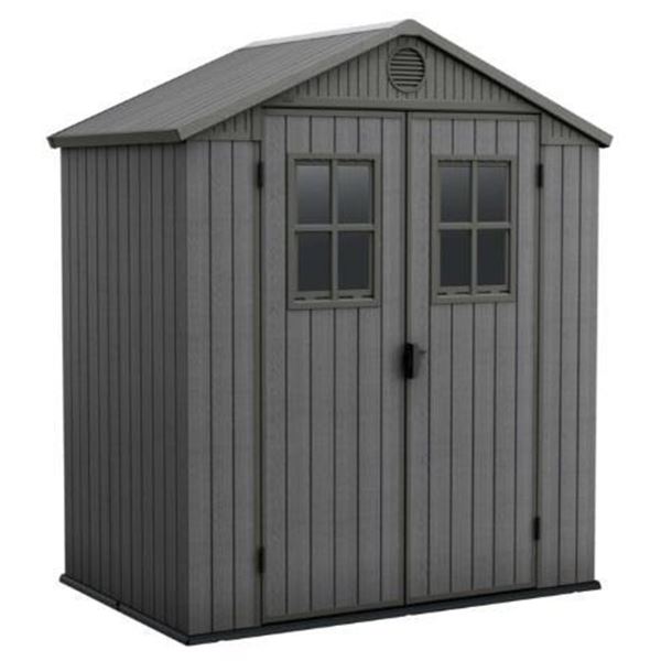 Keter Darwin 6-ft x 4-ft Double Doors Garden Shed