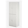 Image 1 : Mainstays 4-Door Storage Cabinet 7224015PCOM - White