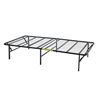 Image 1 : Mainstays 14" High Profile Foldable White Steel Bedframe - Queen