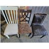 Image 2 : Lot of 3 Assorted  Chairs