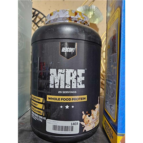 Recon1 MRE @5 Serving Whole Food Protein - Banana Nut Bread  7.16 Lbs