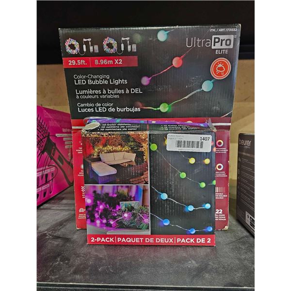 Ultra Pro 29.5 Ft Color Changing LED Bubble Lights