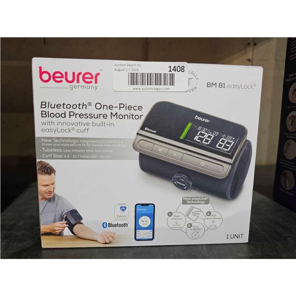 Beurer Bluetooth One-Piece Blood Pressure Monitor