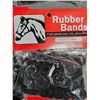 Image 4 : Lot of Horse Accessories - Black medium Deluxe Hay Bag & 10x500 Rubber Bands