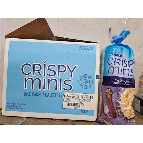 Crispy Minis Everything Bagel Rice Cakes 12x168g