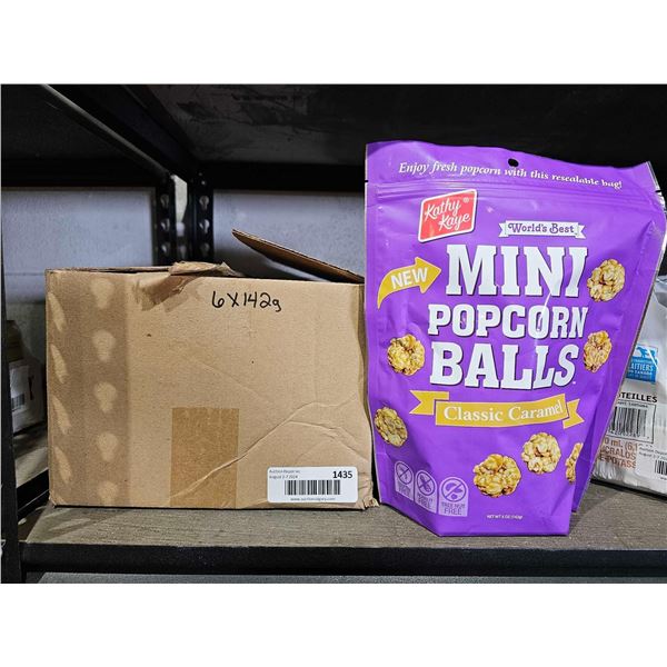 Kathy Kaye Mini Popcorn Balls - Classic Caramel 6x142g