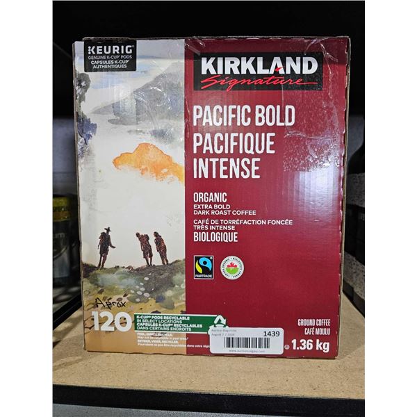 Kirkland Pacific Bold K-Cup Coffee Pods - Aprox 120 Count