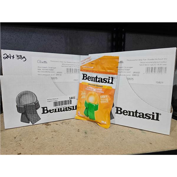 Bentasil Orange Throat Lozenges 24x38g