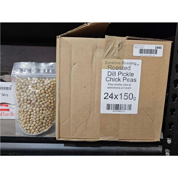 Sunshine Roasting Roasted Dill Pickle Chick Peas 24x150g