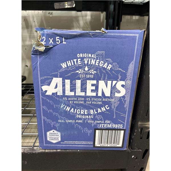 Allens Original White Vinegar 2 x 5L