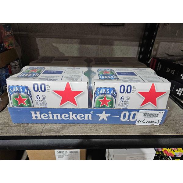 Heineken 0.0 Beer 4x (6x330ml)