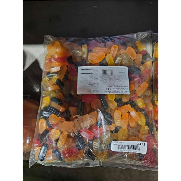 Clara Original Formula Wine Gums 3kg Bags