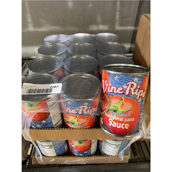 Vine Ripe Low Sodium Traditional Pasta Sauce 24 x 425g