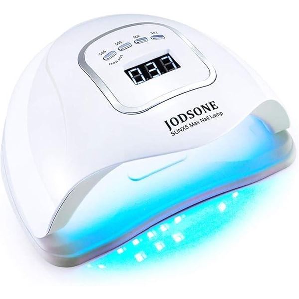 JODSONE UV LED Nail Lamp 150W, Nail Dryer for Gel Polish, Gel Nail Lamp with 45 Light Beads, Led Nai