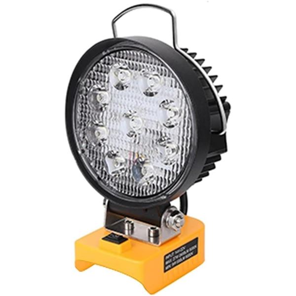 WITLIGHT Cordless LED Light for DeWALT 20v 60v Max Flex Battery LED Work Light Wide Beam Flood Light