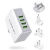 Image 1 : LENCENT Travel Wall Charger USB Plug, Multi-port 4-Port International Universal Travel Adapter, 22W/